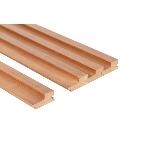 Вагонка термоосика STEP 27х64 для лазні, сауни 