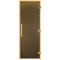 Скляні двері для лазні та сауни 800х2000 Lux Magnetic Sateen Tesli