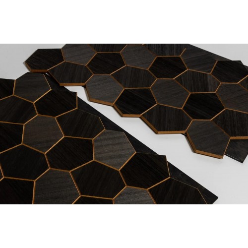 Декоративна панель Royal Thermo Black 0.145 м² з натурального термоабаш