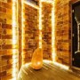 Соляна лампа Теплодар Скеля 7-10 кг із гімалайської рожевої солі іонізатор для вашого дому