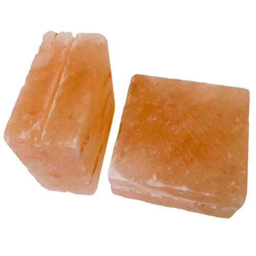 Цегла з пропилом 10/10/5 см із гімалайської солі для лазні та сауни