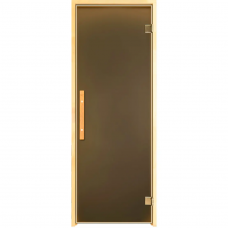 Скляні двері для лазні та сауни 700х1900 Lux Magnetic Sateen Tesli 