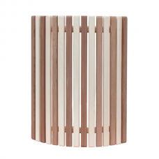 Огородження для світильника кутове, липа+термолипа