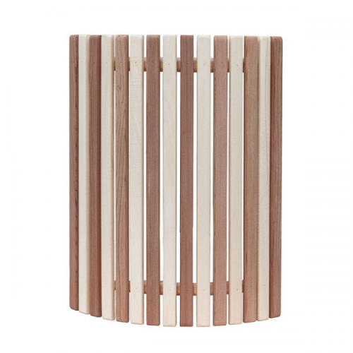 Огородження для світильника кутове, липа+термолипа