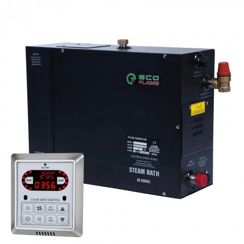 Парогенератор для хаммама - турецької лазні 6 кВт с кнопкой KSB60C EcoFlame 
