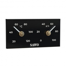 Термо-гігрометр Sawo 295-THMBL