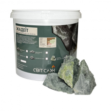 Каміння для сауни Жадеїт колоте 10-16 см / 10 кг