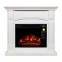 Класичний каминокомплект ArtiFlame MANCHESTER AF23 Білий дуб з ефектом живого вогню з обігрівом