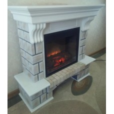 Підлоговий каминокомплект Fireplace Канада Білий ефект живого полум'я зі звуком і обігрівом Підлоговий каминокомплект Fireplace Канада Білий ефект живого полум'я зі звуком і обігрівом