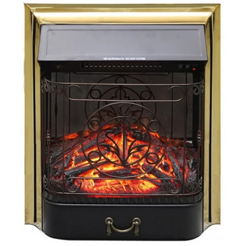 Камінокомплект IDaMebel Gemma Majestic Black з ефектом мерехтливих дров зі звуком та обігрівом
