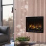 Електрокамін Dimplex Symphony XHD 28 з ефектом мерехтливих дров та полум'я Optiflame з обігрівом