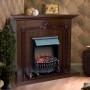 Кутовий каминокомплект Fireplace Хогвартс Дуб ефект мерехтливих дров зі звуком і обігрівом