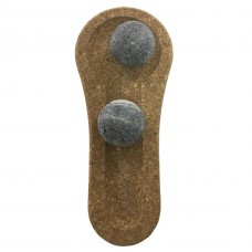 Камень массажный Hukka для стопы + пробковая подставка для бани и сауны