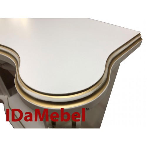 Камінокомплект IDaMebel Dallas Білий з ефектом мерехтливих дров та полум'я Optiflame з обігрівом