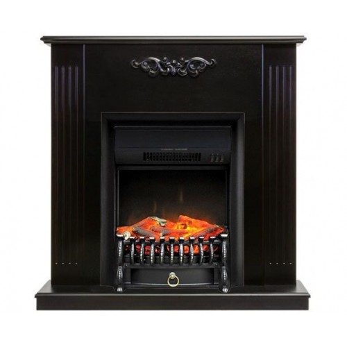 Підлоговий каминокомплект Fireplace Ірландія Венге ефект мерехтливих дров зі звуком і обігрівом