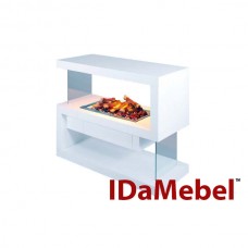 Камінокомплект IDaMebel Avantgarde M Білий з 3D ефектом полум'я Opti-Myst з парогенератором
