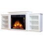 ТВ тумба з каміном ArtiFlame VOGUE TV STAND AF28S Білий б'янко ефект полум'я зі звуком та обігрівом