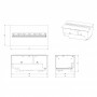 Електрокамін Dimplex Cassette 600 LED (з дровами) ефект живого полум'я Opti-Myst з парогенератором