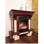 Каминокомплект Fireplace Франція Жовтий + Кароліна ефект мерехтливих дров зі звуком і обігрівом