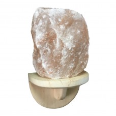 Светильник прямой Скала из гималайской розовой соли для бани и сауны