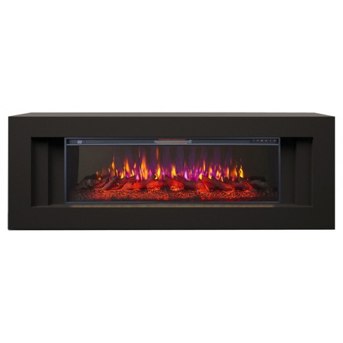 Лінійний камінокомплект ArtiFlame LINE AF50 Венге з ефектом полум'я зі звуком та обігрівом