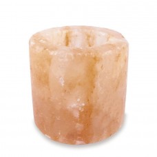 Подсвечник из гималайской розовой соли Цилиндр для бани и сауны