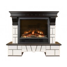 Класичний камінокомплект Bonfire Сардинія з ефектом живого полум'я та дров, що тліють, з обігрівом