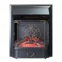 Електричний камін Bonfire INVER BLACK з ефектом мерехтливих дров зі звуком та обігрівом