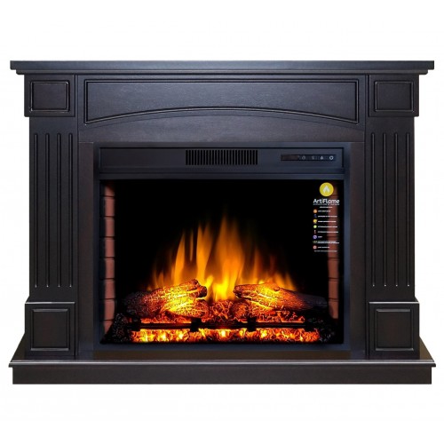 Класичний каминокомплект ArtiFlame BOSTON AF28S Венге ефект полум'я зі звуком і обігрівом