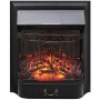 Підлоговий каминокомплект Fireplace Індія Білий + Патина ефект мерехтливих дров зі звуком і обігрівом