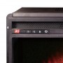 Електрокамін ArtiFlame AF-26-91-S ефект живого полум'я та тління полін з регулюванням обігріву