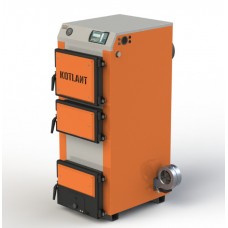 Твердопаливний котел Kotlant КГ 22 кВт з електронною автоматикою та вентилятором тривалого горіння