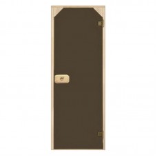 Скляні двері для лазні та сауни трапеція PAL 700х1900 мм загартоване скло