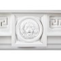 Класичний каминокомплект Fireplace Пауль Білий з ефектом живого вогню зі звуком і обігрівом