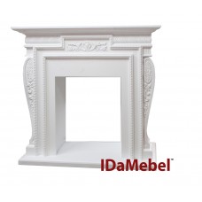 Портал для електрокаміна IDaMebel Modena Білий обрамлення із МДФ (без електрокаміна)