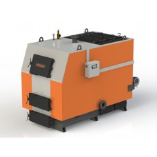 Промышленный котел на твердом топливе Kotlant КВ 350 кВт с электронной автоматикой и вентилятором