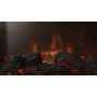Класичний камінокомплект Bonfire KANZAS з ефектом живого полум'я та дров, що тліють, з обігрівом