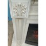 Пристінний каминокомплект Fireplace Аляска Шпон дуб ефект живого полум'я зі звуком і обігрівом