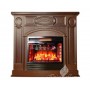 Класичний каминокомплект Fireplace Таранто Світлий дуб ефект живого вогню зі звуком і обігрівом