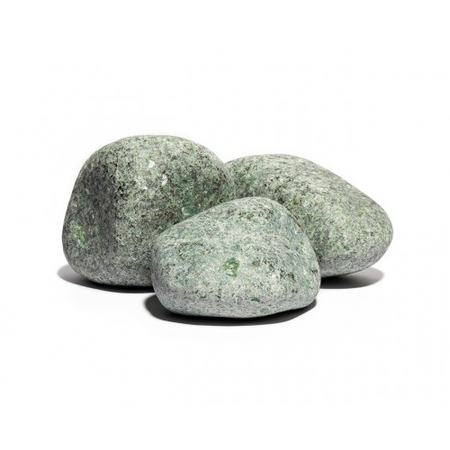 Камінь піроксеніт галтований (8-15 см) 20 кг для лазні та сауни