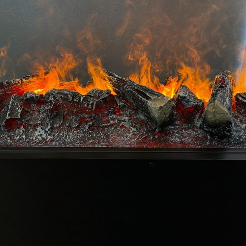 Електрокамін A-Fire Cassette SF100 LOG 3D ефект живого полум'я з парогенератором зі звуком