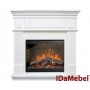 Камінокомплект IDaMebel New York Коричневий ефект мерехтливих дров і полум'я Optiflame з обігрівом