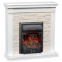 Пристінний каминокомплект Fireplace Чехія Білий ефект мерехтливих дров зі звуком і обігрівом