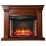 Фронтальний каминокомплект Fireplace Олімп Темний дуб ефект живого полум'я зі звуком і обігрівом