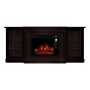 ТБ тумба з електро каміном ArtiFlame VERMONT AF23S Венге ефект живого полум'я зі звуком та обігрівом