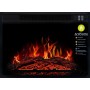 ТБ тумба з електро каміном ArtiFlame VERMONT AF23S Венге ефект живого полум'я зі звуком та обігрівом