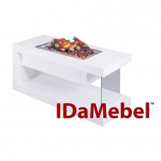 Камінокомплект IDaMebel Avantgarde S Білий з 3D ефектом полум'я Opti-Myst з парогенератором