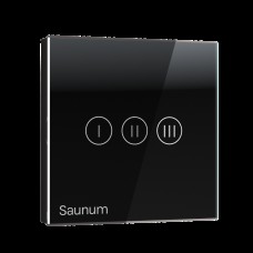 Сенсорный пульт управления SAUNUM Touch черный для систем контроля климата