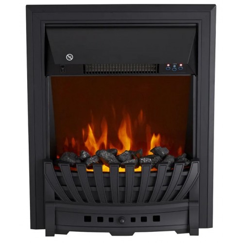 Камінокомплект IDaMebel Francheska Білий Aspen Black із МДФ з ефектом живого полум'я з обігрівом