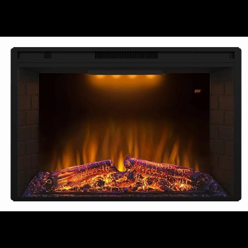 Фронтальний каминокомплект Fireplace Відень Білий ефект живого вогню зі звуком і обігрівом